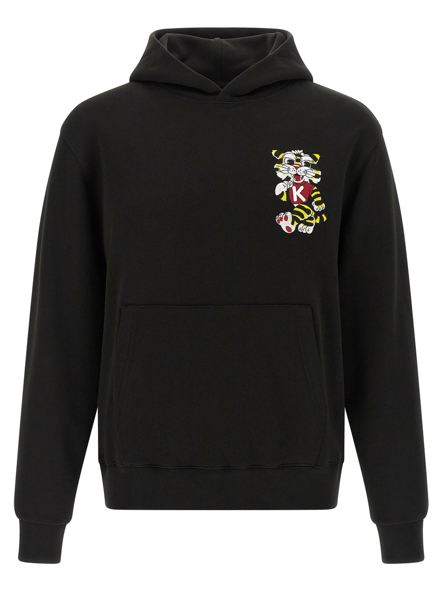 Kenzo Wild Tiger Embroidered Hoodie For Men Bold One Hundred Percent Cotton Streetwear Essential