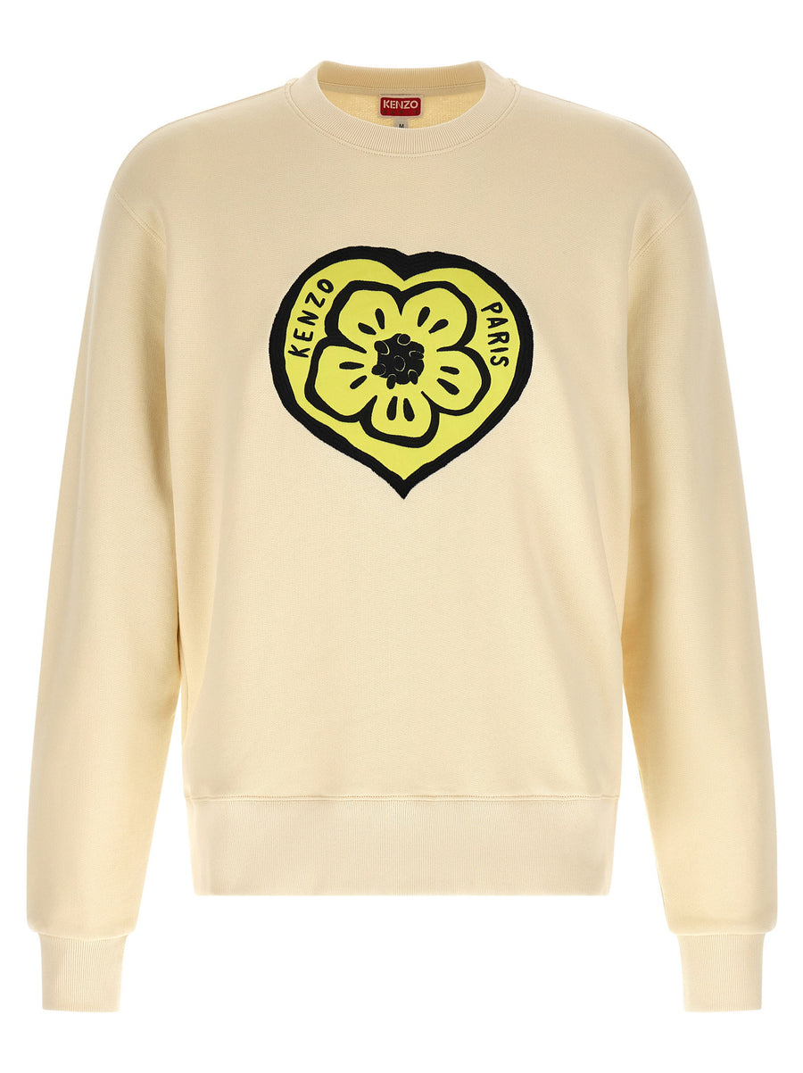 Kenzo Boke Heart Classic Sweatshirt For Men With Brushed Cotton Comfort And Signature Patch