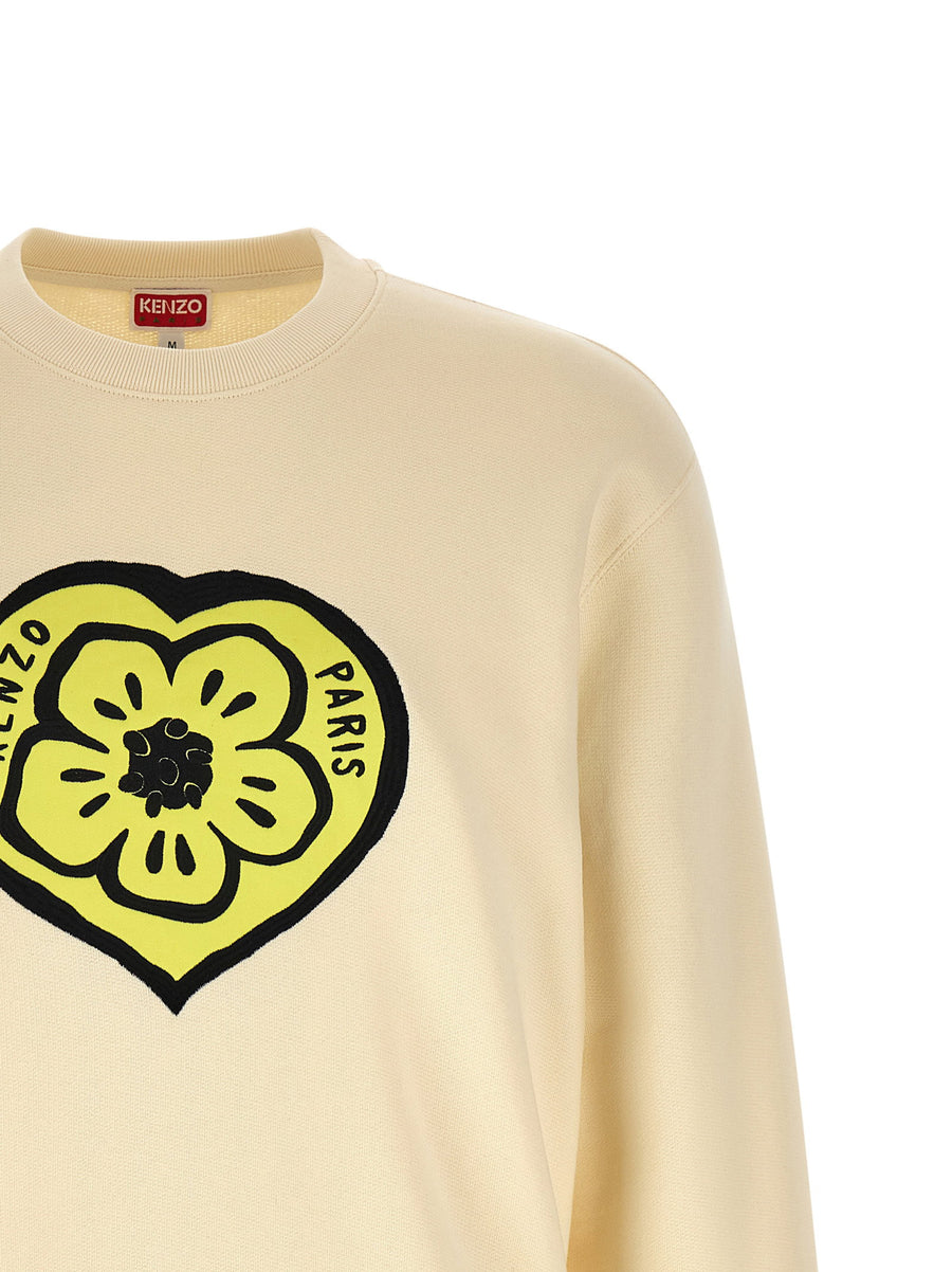 Kenzo Boke Heart Classic Sweatshirt For Men With Brushed Cotton Comfort And Signature Patch