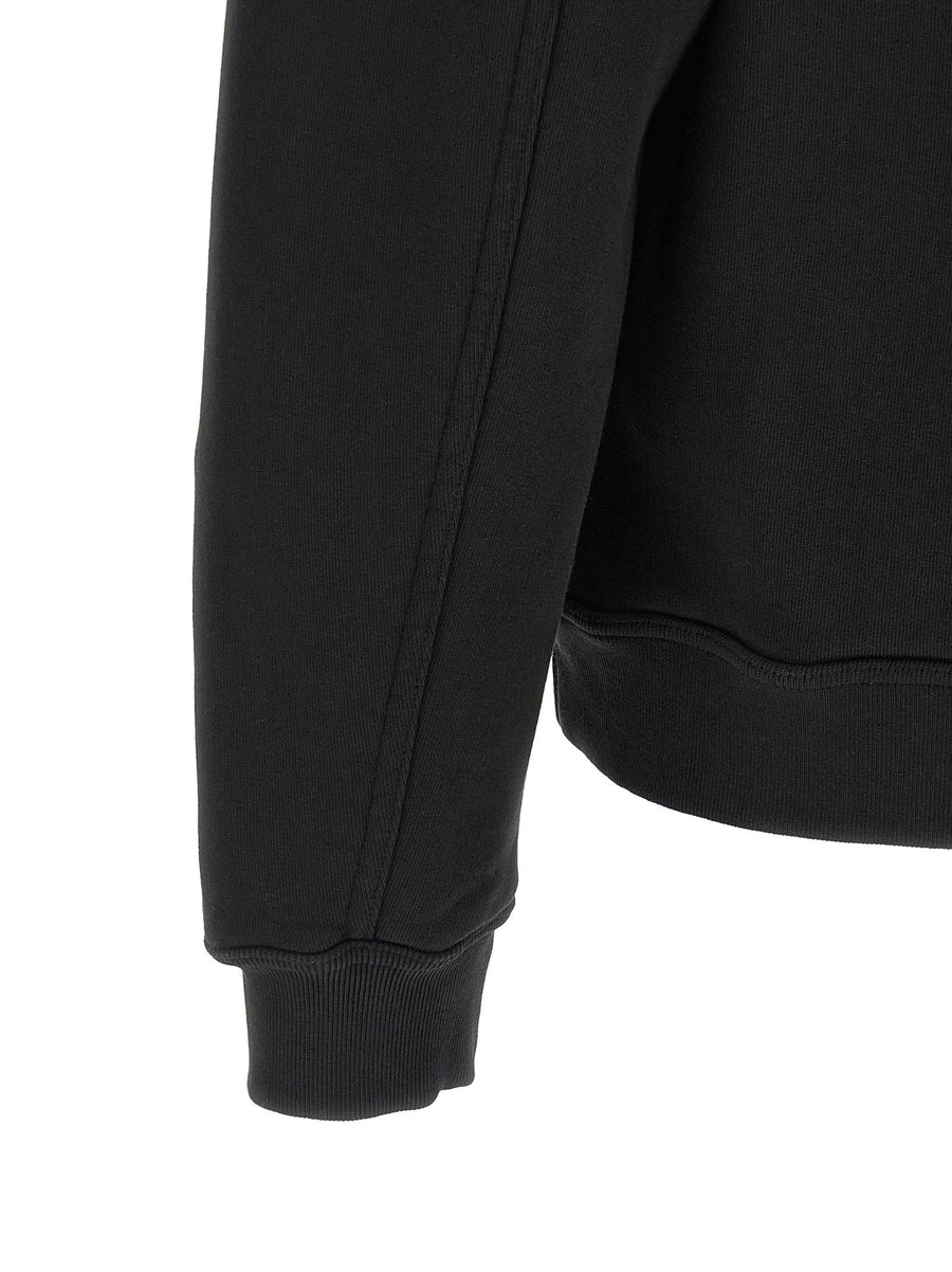 Kenzo Boke Flower 2.0 Sweatshirt For Men Soft Brushed Cotton Black Front Patch Bold Detailing
