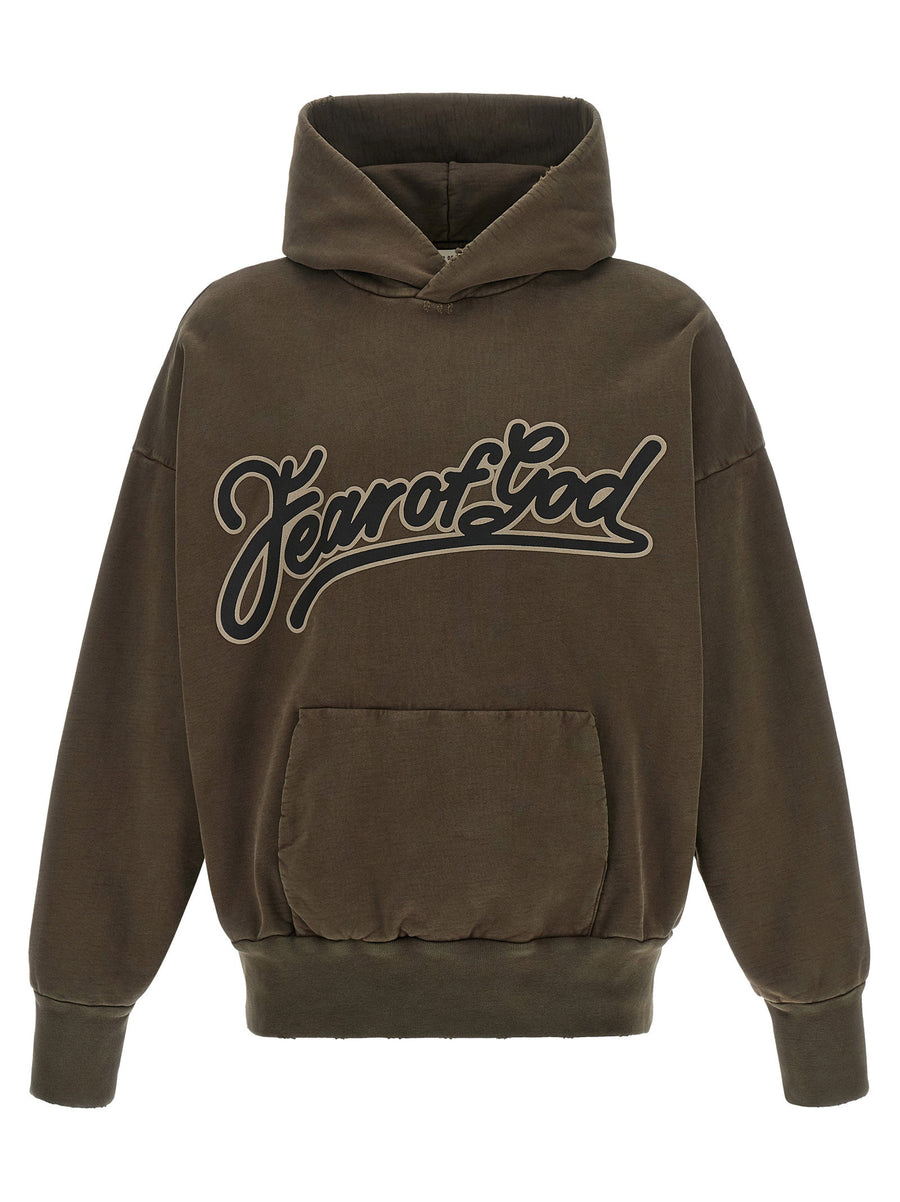 Fear Of God Classic Hoodie Men Luxury Heavy Cotton With Vintage Wash For Everyday Streetwear