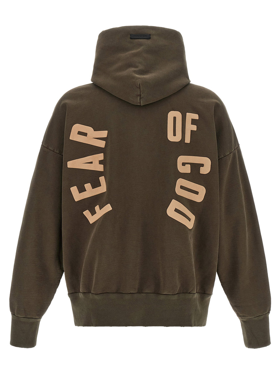 Fear Of God Classic Hoodie Men Luxury Heavy Cotton With Vintage Wash For Everyday Streetwear