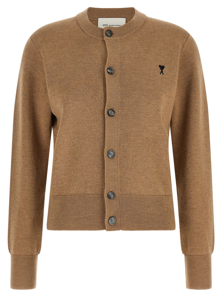 Ami Paris Ami De Coeur Cardigan