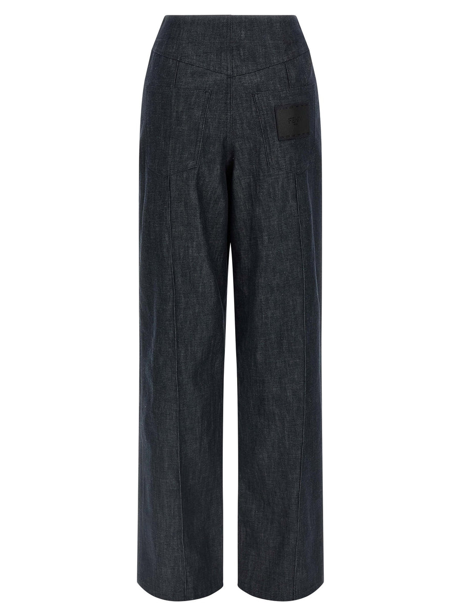Fendi Roma Patch Jeans