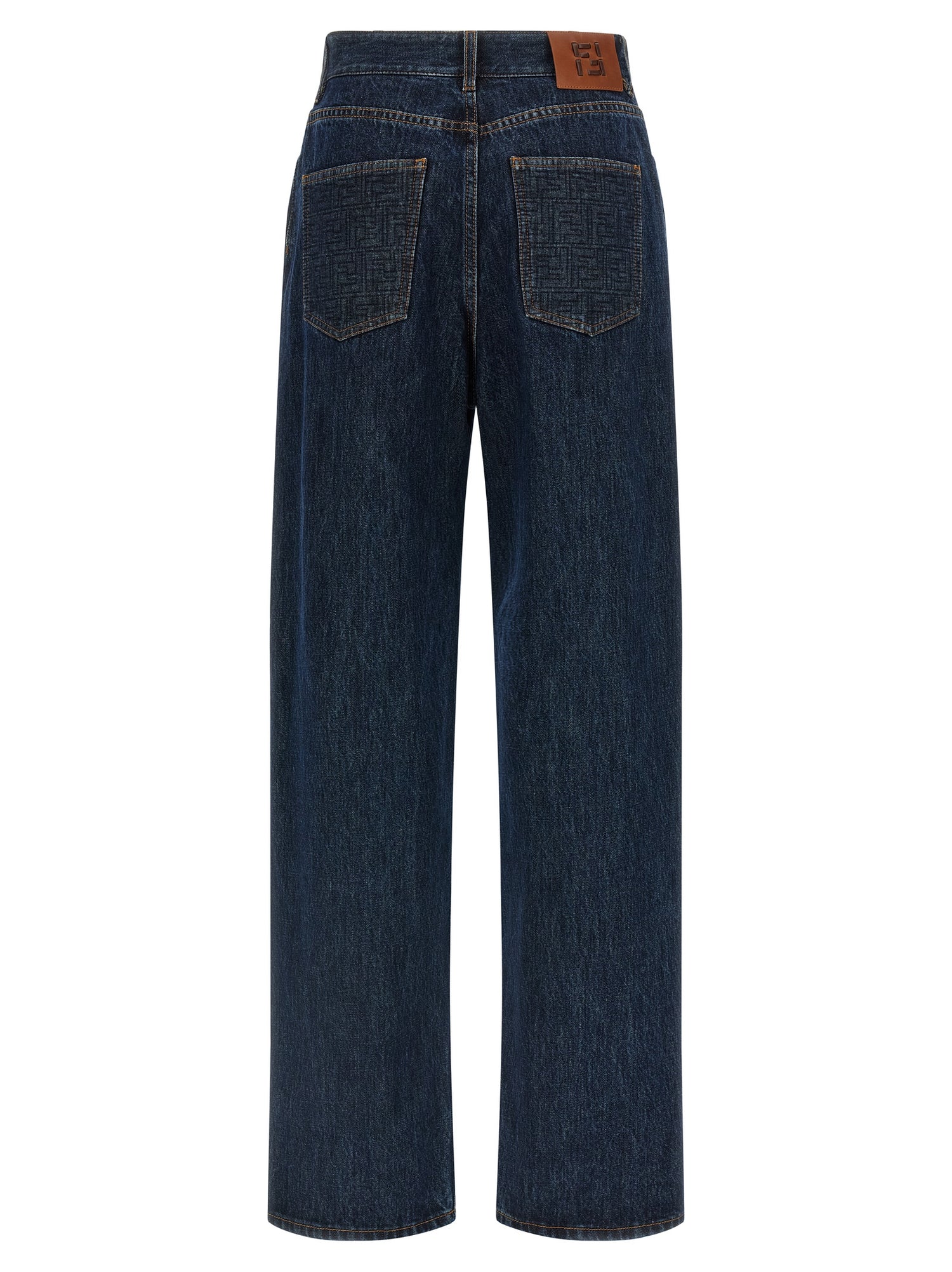 Fendi Ff Padded Jeans