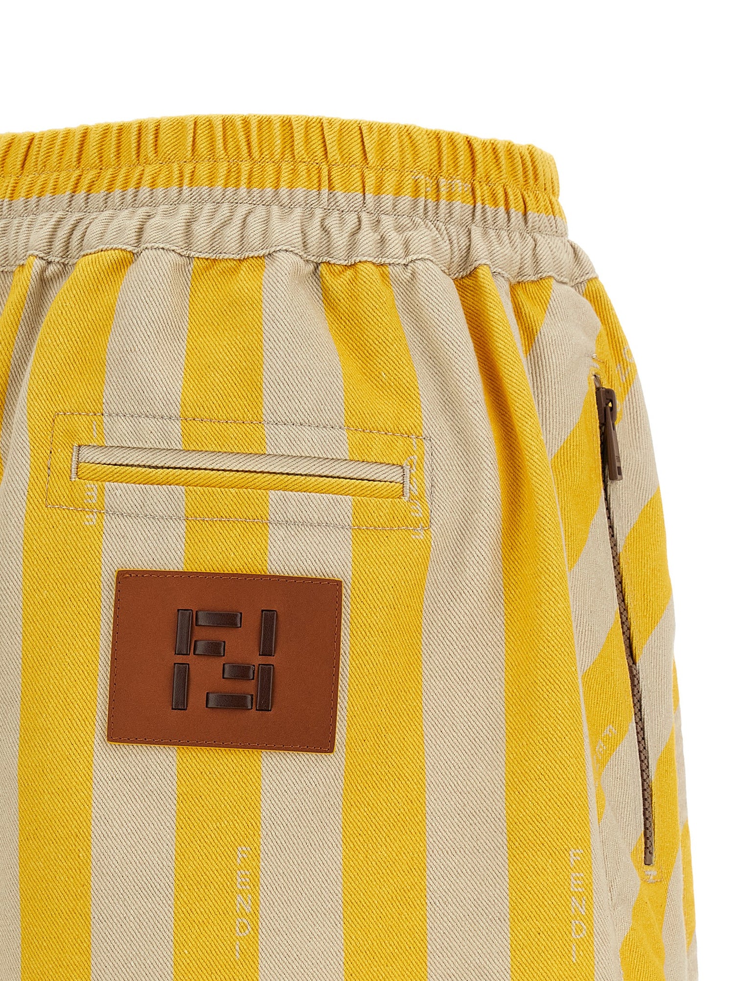 Fendi Pequin Striped Shorts