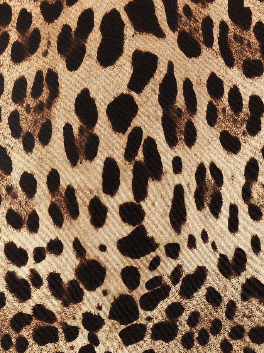 Dolce & Gabbana Leopard Scarf