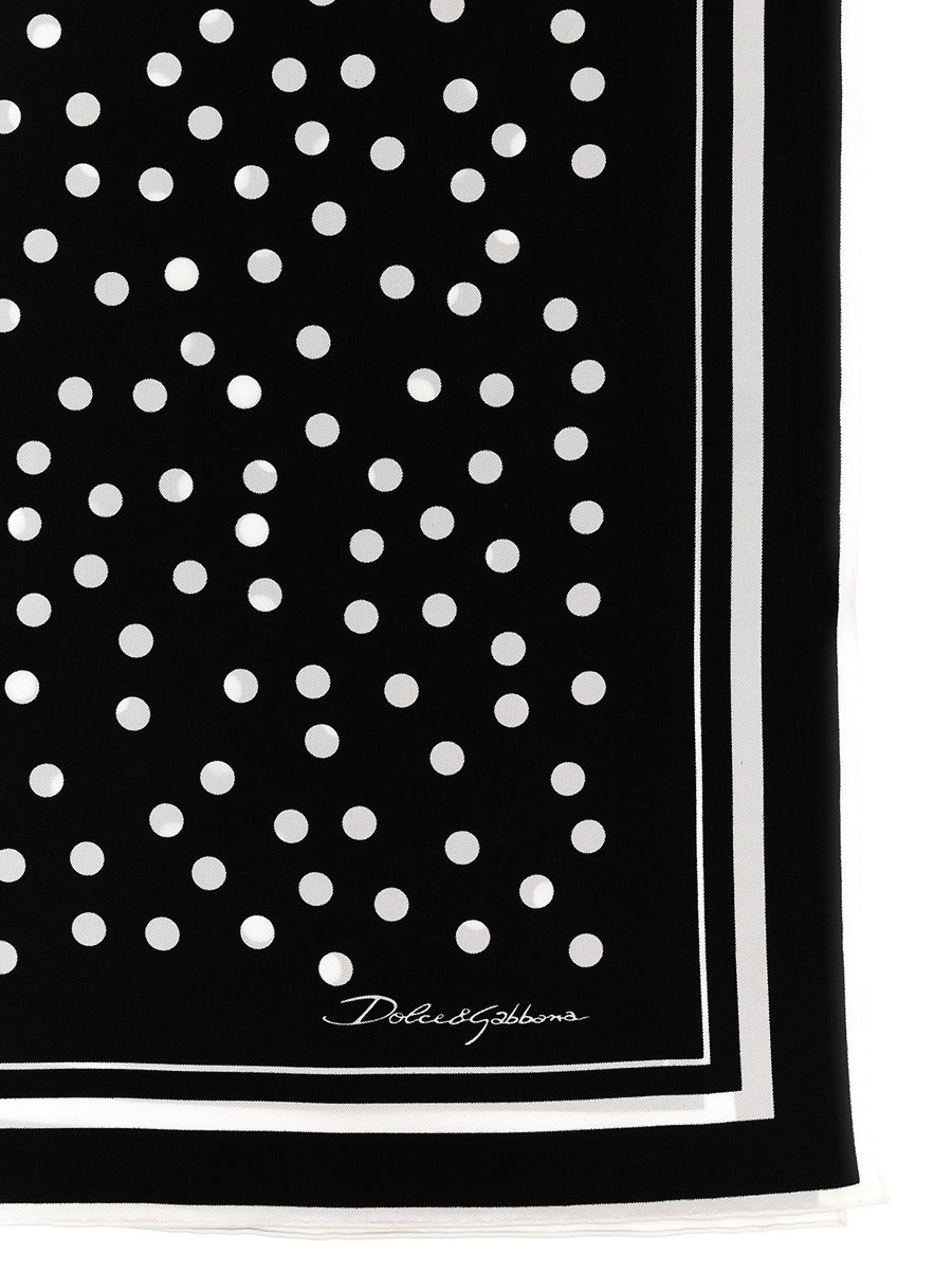 Dolce & Gabbana Polka Dot Scarf