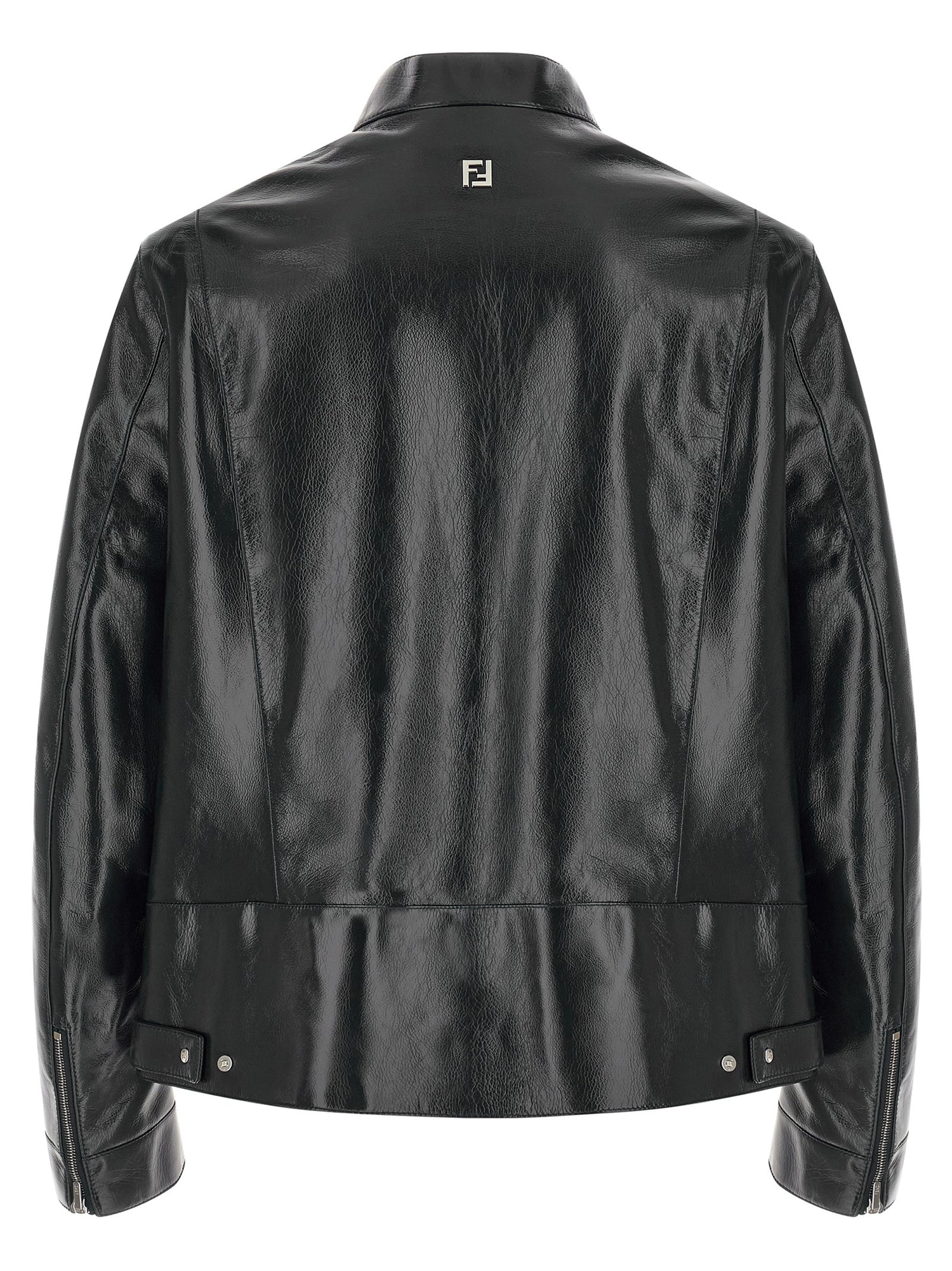 Fendi Lacquered Leather Blouson