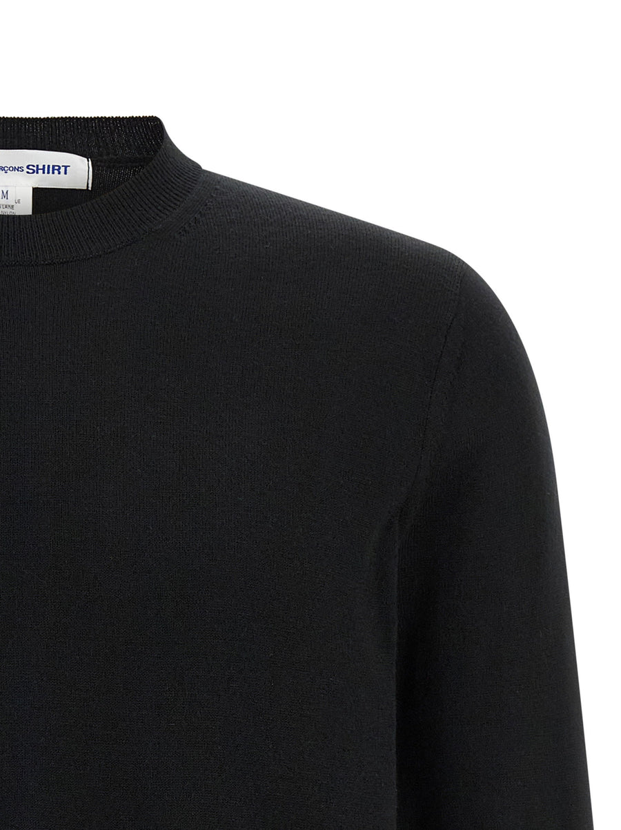 Comme Des Garcons Shirt Intarsia Sweater