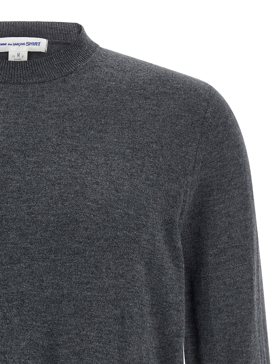 Comme Des Garcons Shirt Intarsia Sweater