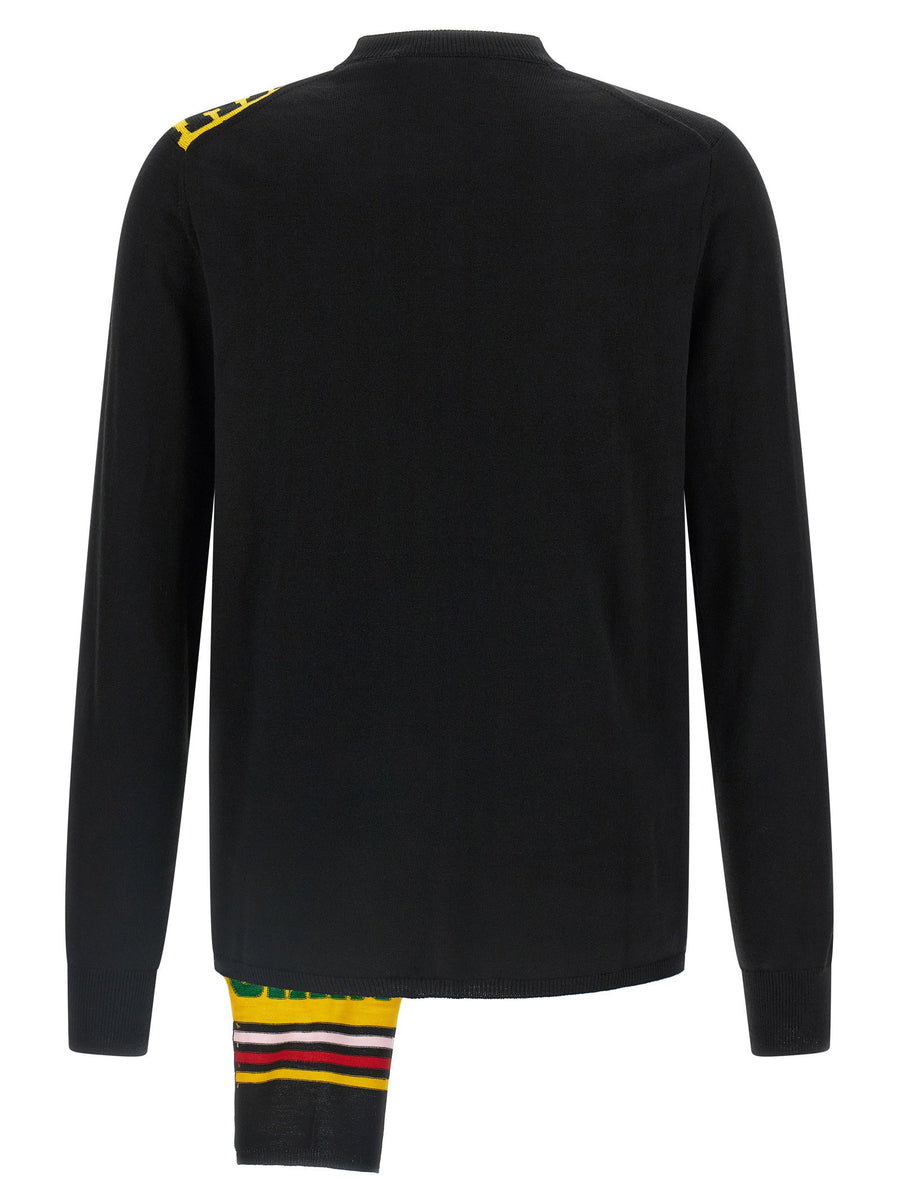 Comme Des Garcons Shirt Intarsia Sweater