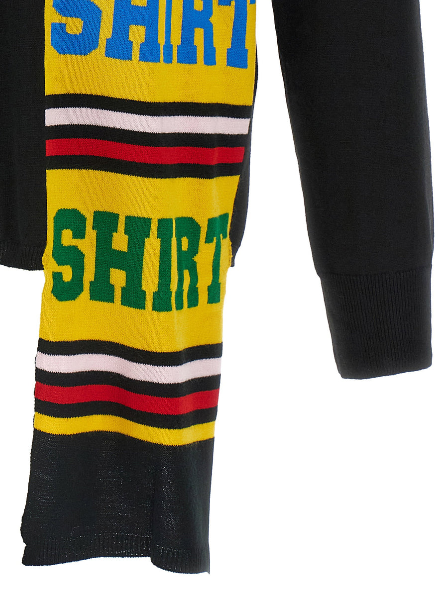 Comme Des Garcons Shirt Intarsia Sweater