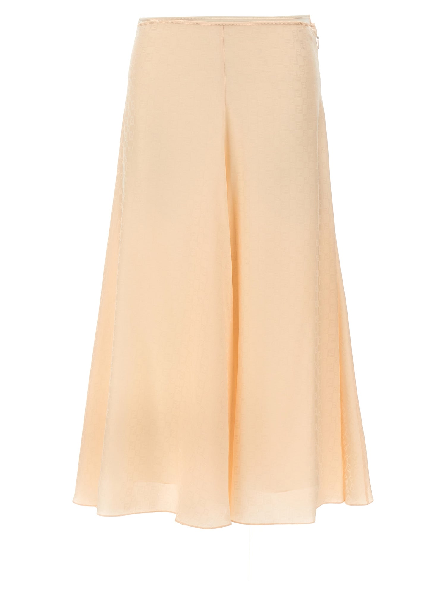 Fendi Ff Silk Skirt