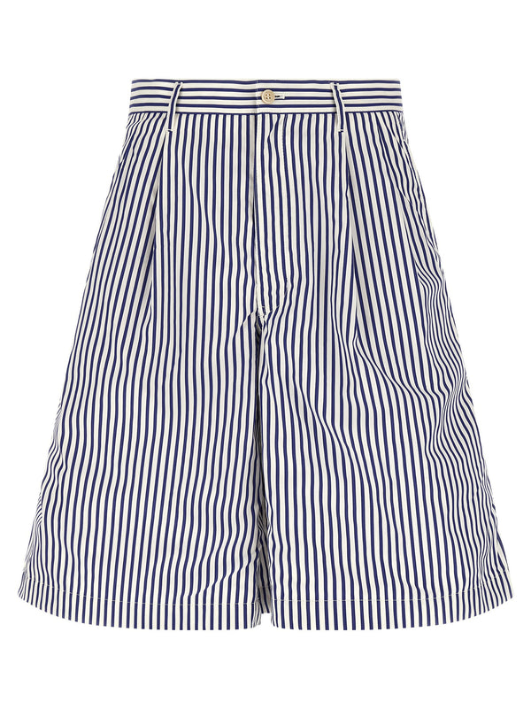 Comme Des Garcons Shirt Cotton Bermuda Shorts