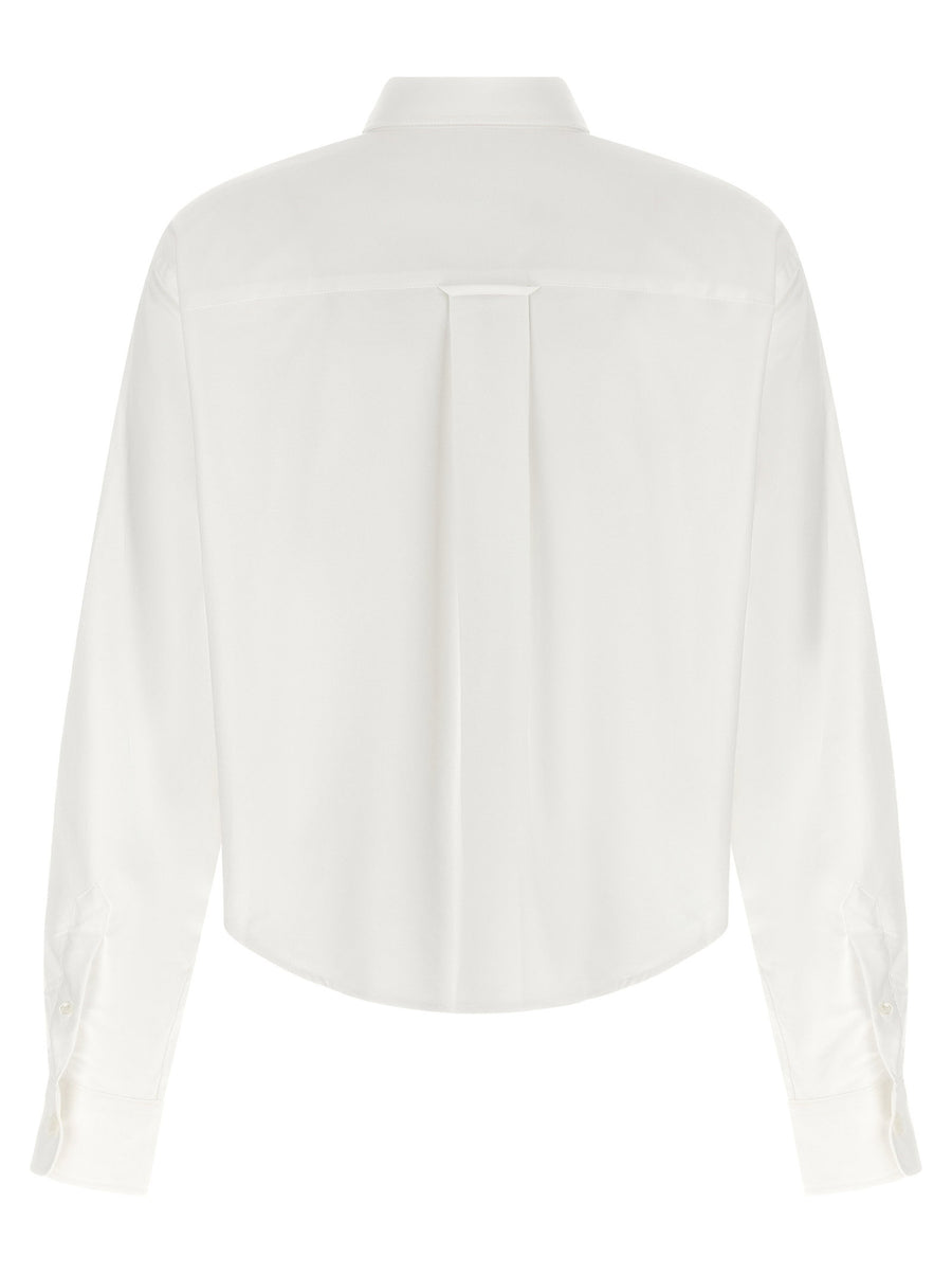 Ami Paris Ami De Coeur Cropped Shirt