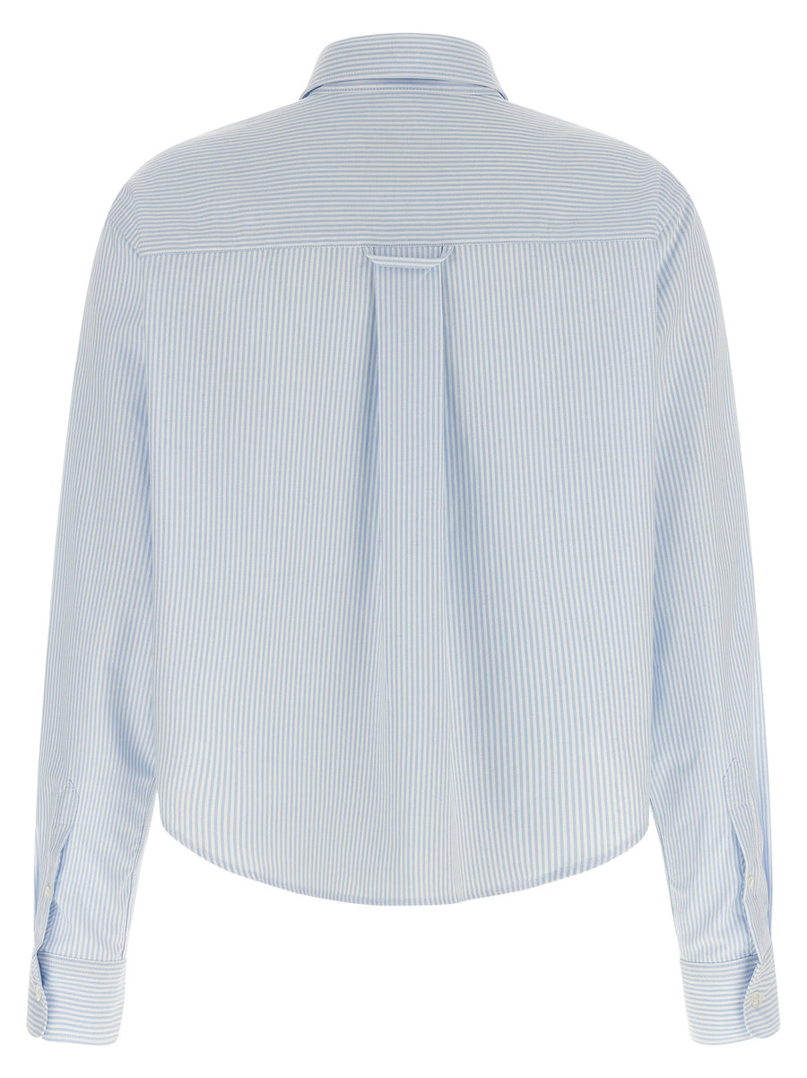 Ami Paris Ami De Coeur Cropped Shirt