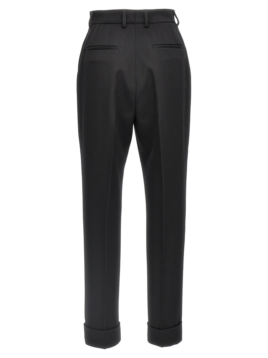 Dolce And Gabbana Tailored Trousers Virgin Wool For Women Office To Evening Ready Luxury