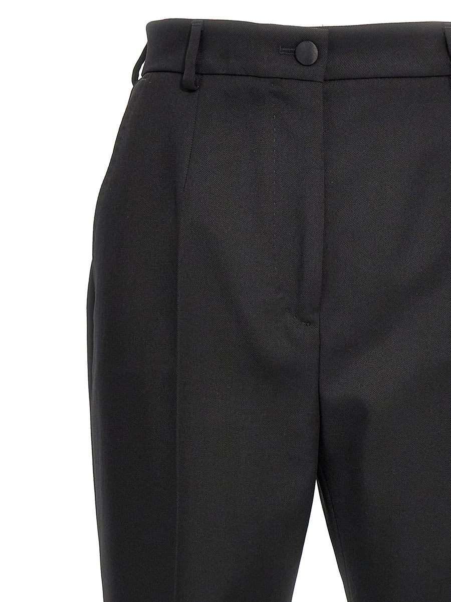 Dolce And Gabbana Tailored Trousers Virgin Wool For Women Office To Evening Ready Luxury