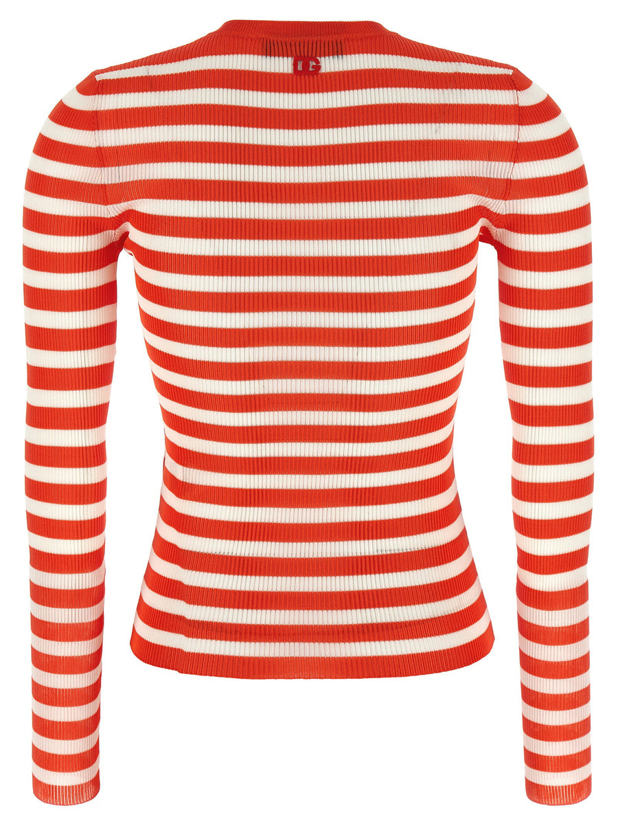 Dolce Gabbana Striped Viscose Cardigan For Women Luxurious Versatile Layering Top