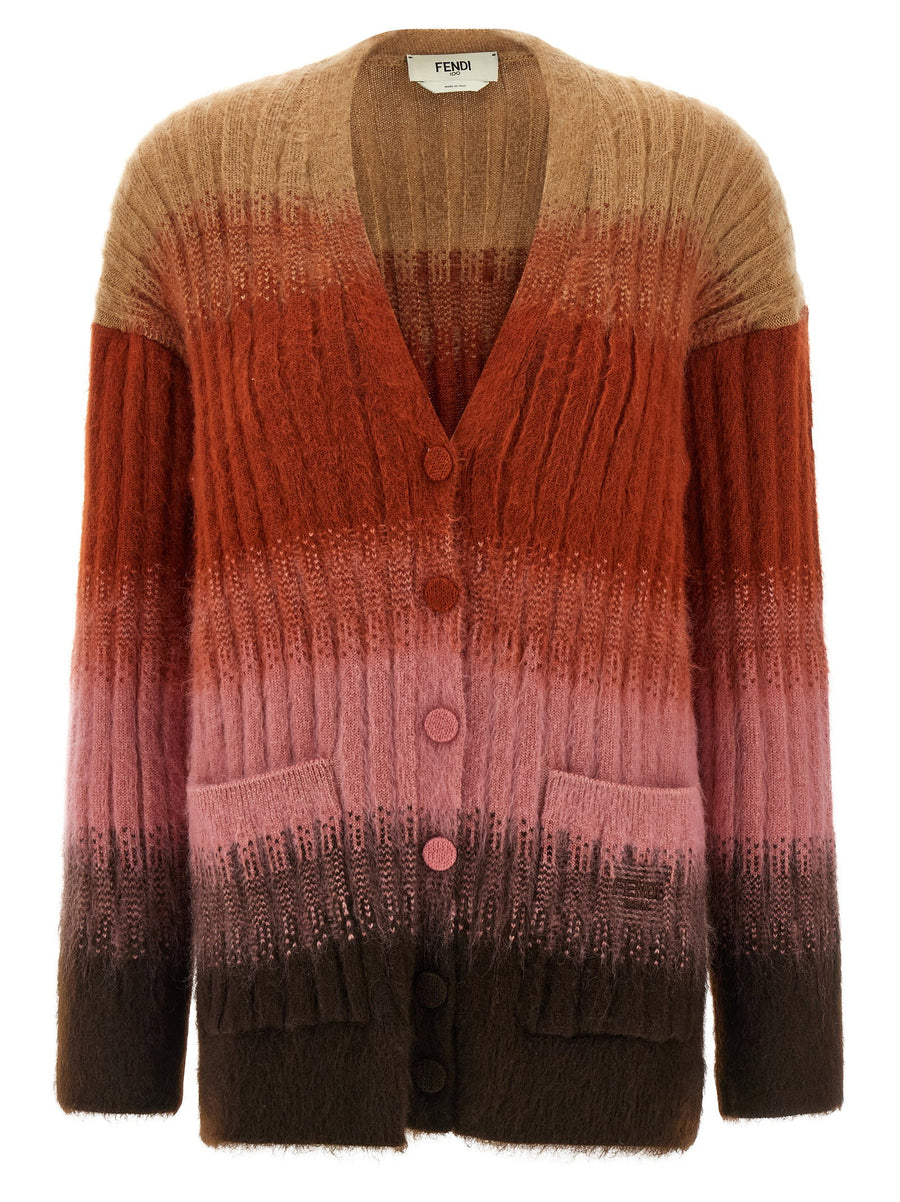 Fendi Vanisé Knit Cardigan
