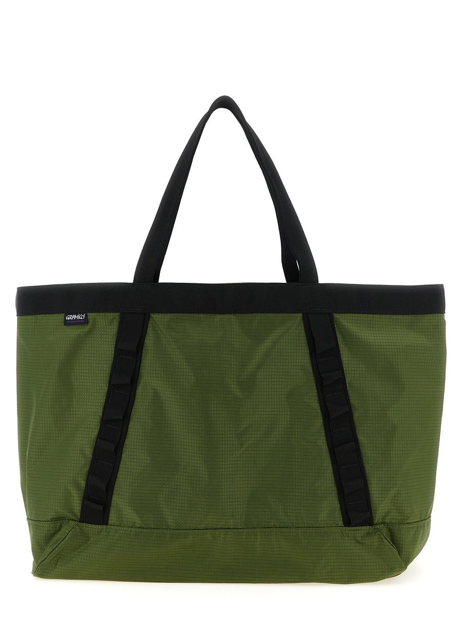 Gramicci Trail Shopping Bag Durable Green Nylon Shopper For Everyday Urban Commute