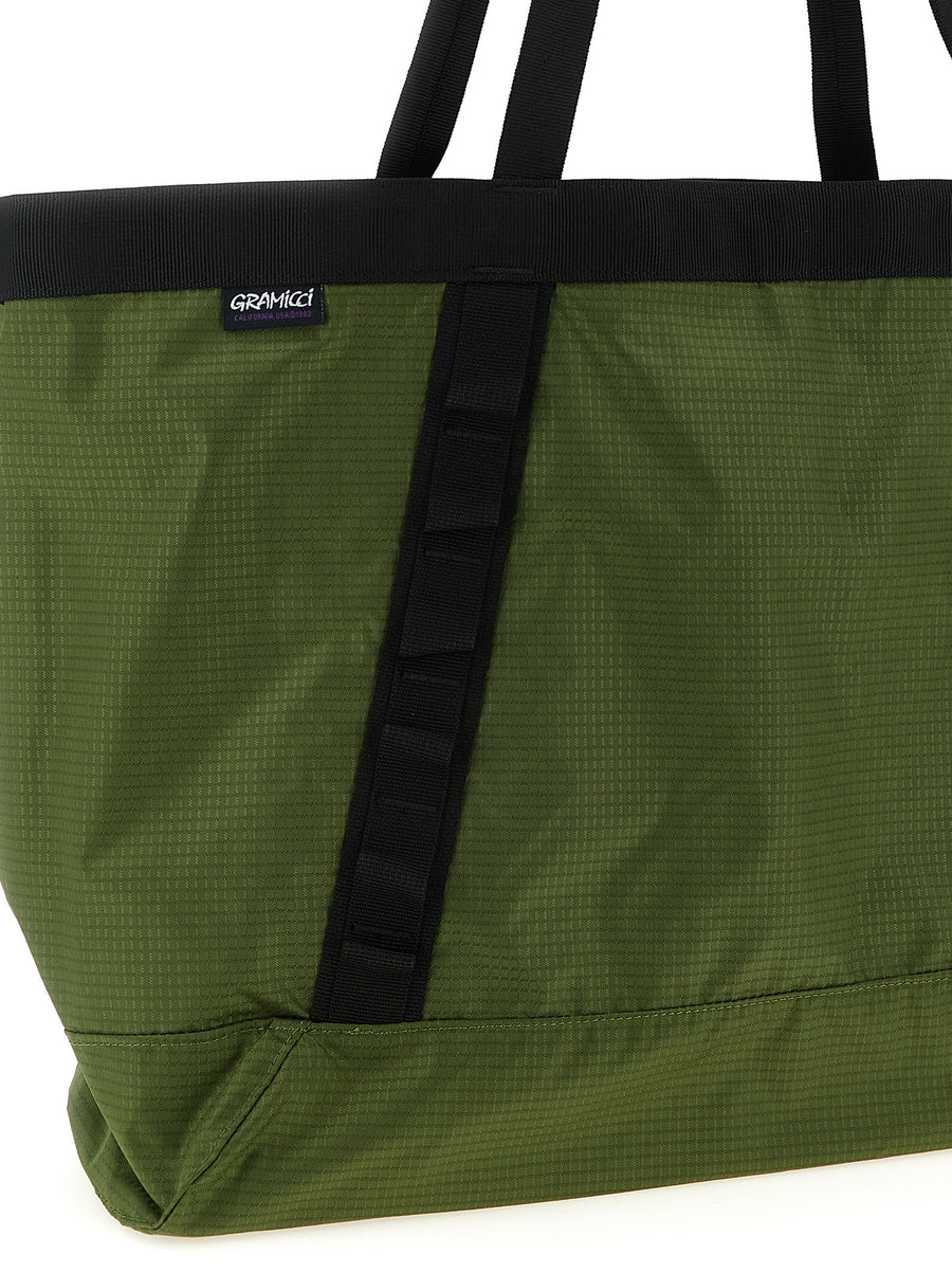 Gramicci Trail Shopping Bag Durable Green Nylon Shopper For Everyday Urban Commute