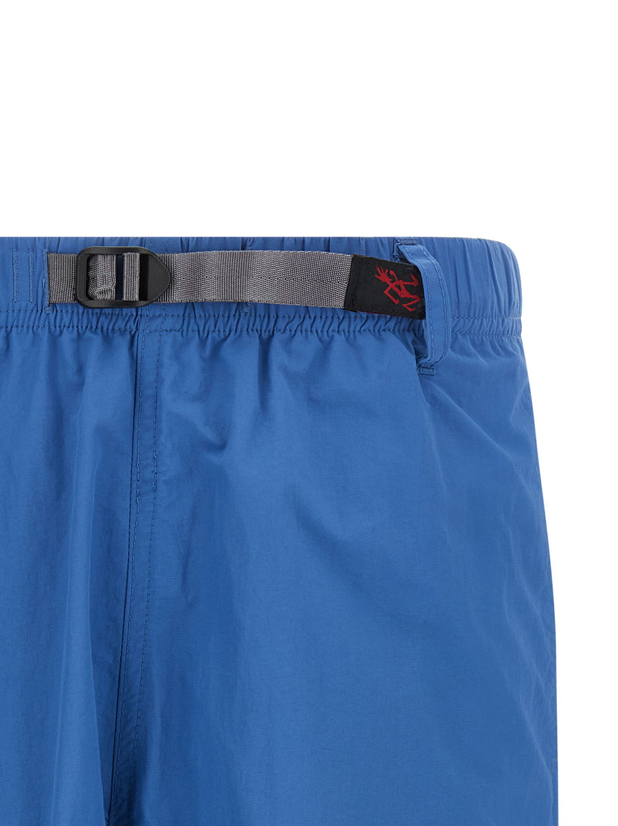 Gramicci G Short Bermuda Shorts Blue Quick Dry Nylon Built In Belt