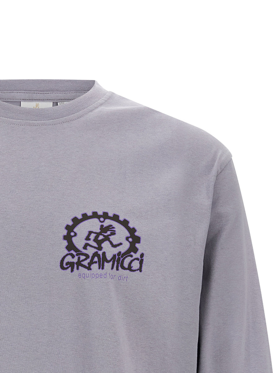Gramicci Equipped For Dirt T Shirt Men 100 Percent Cotton Graphic Tee With Front And Back Prints