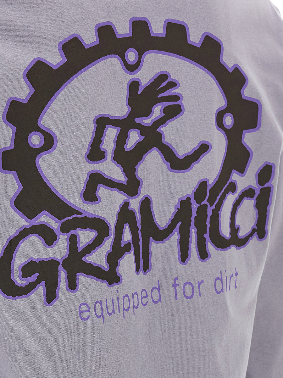 Gramicci Equipped For Dirt T Shirt Men 100 Percent Cotton Graphic Tee With Front And Back Prints