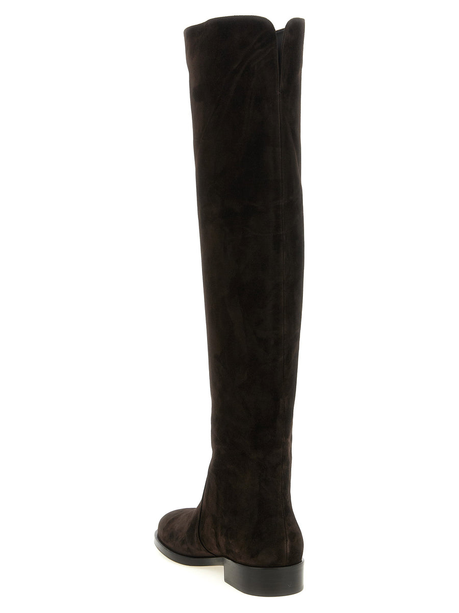 Gianvito Rossi Zayne Suede Boots Brown for Women EU Size