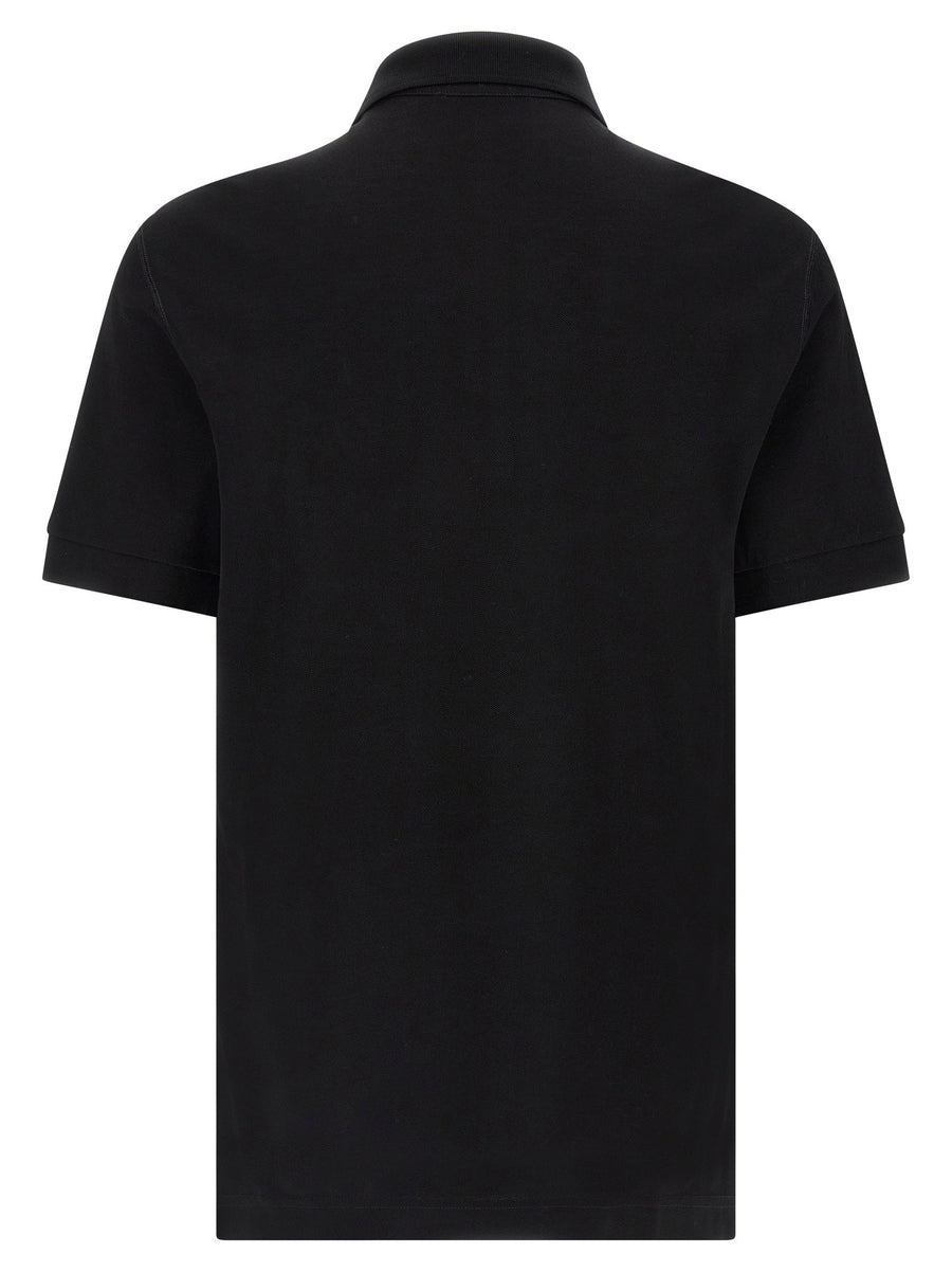 Dolce & Gabbana Logo Plate Polo Shirt