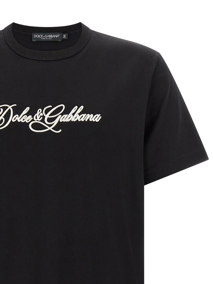 Dolce & Gabbana Logo Embroidery T-shirt