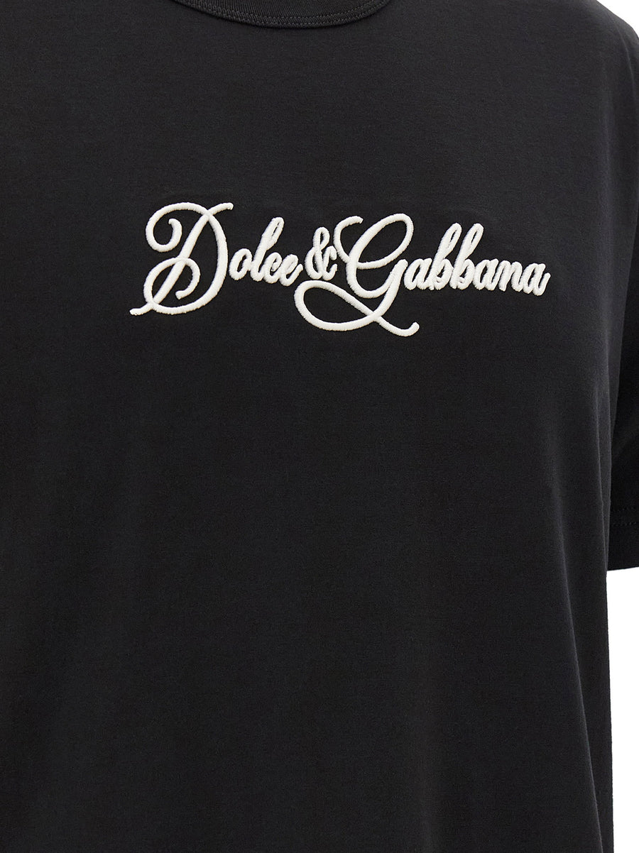 Dolce & Gabbana Logo Embroidery T-shirt