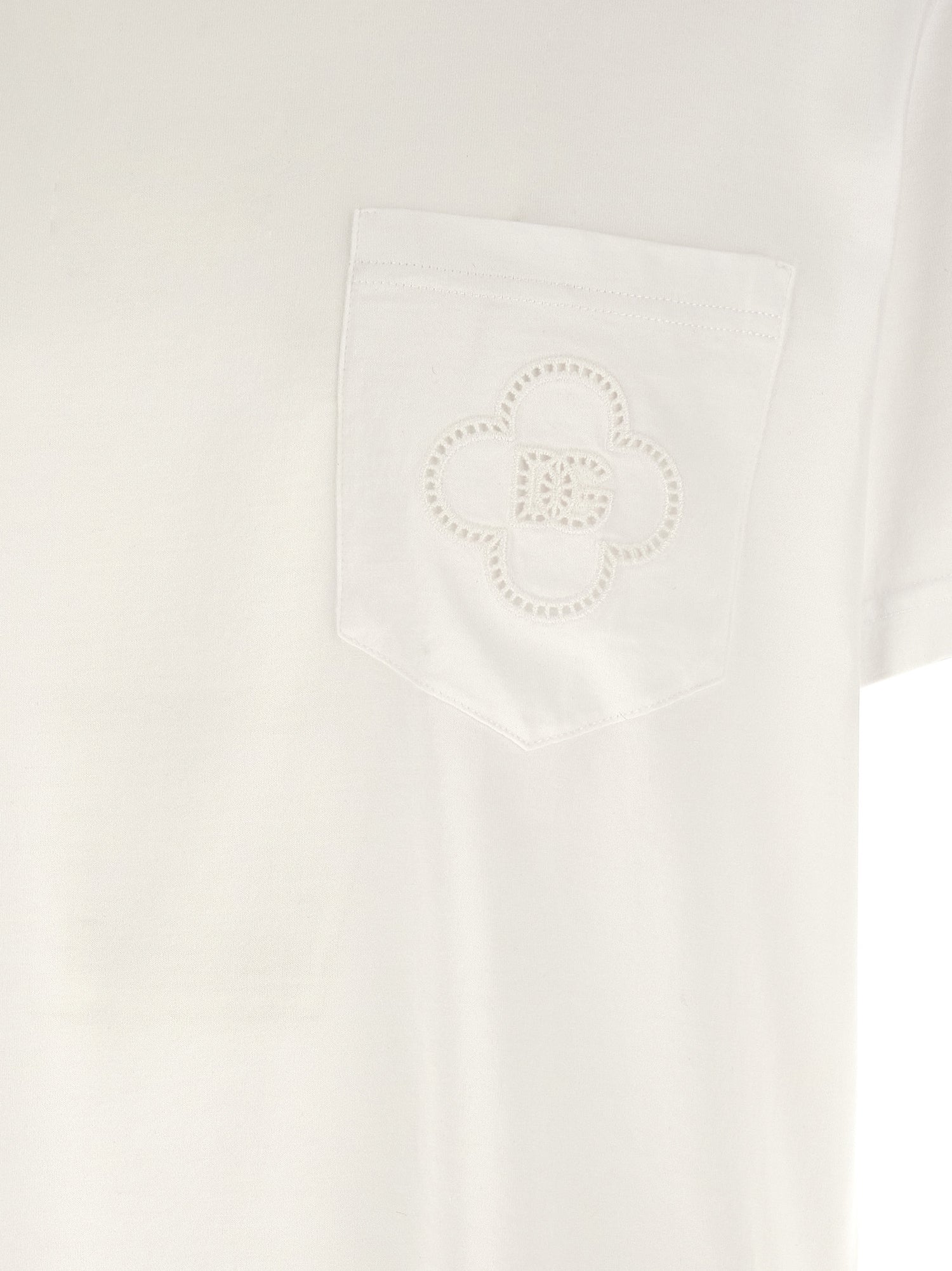 Dolce & Gabbana Openwork Logo T-shirt