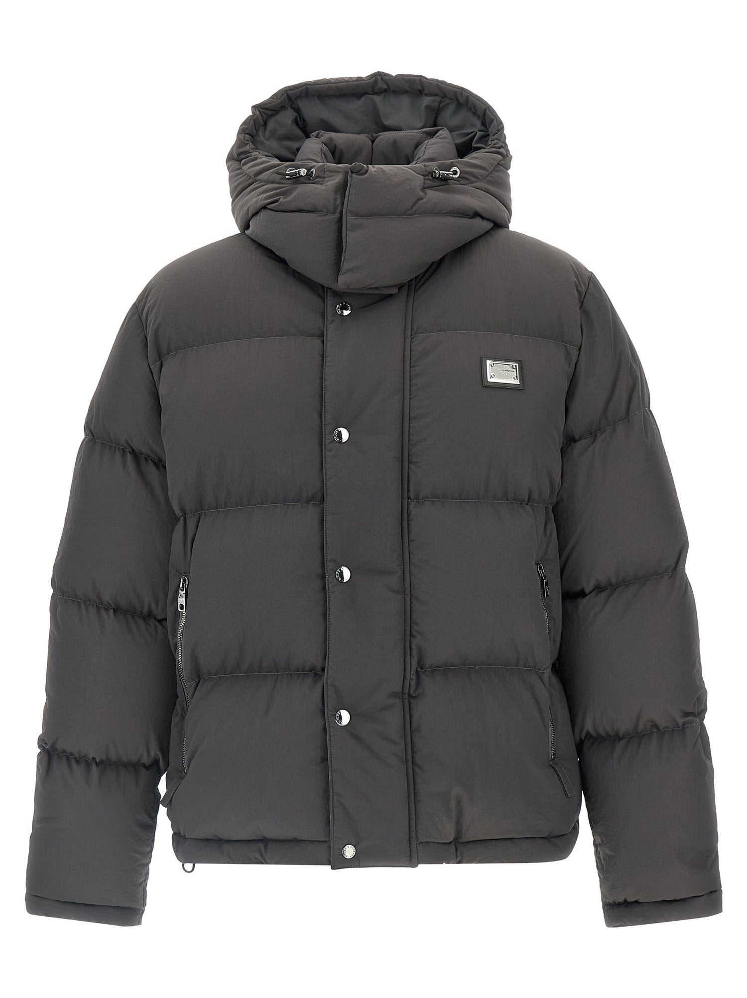 Dolce & Gabbana Logo Patch Down Jacket