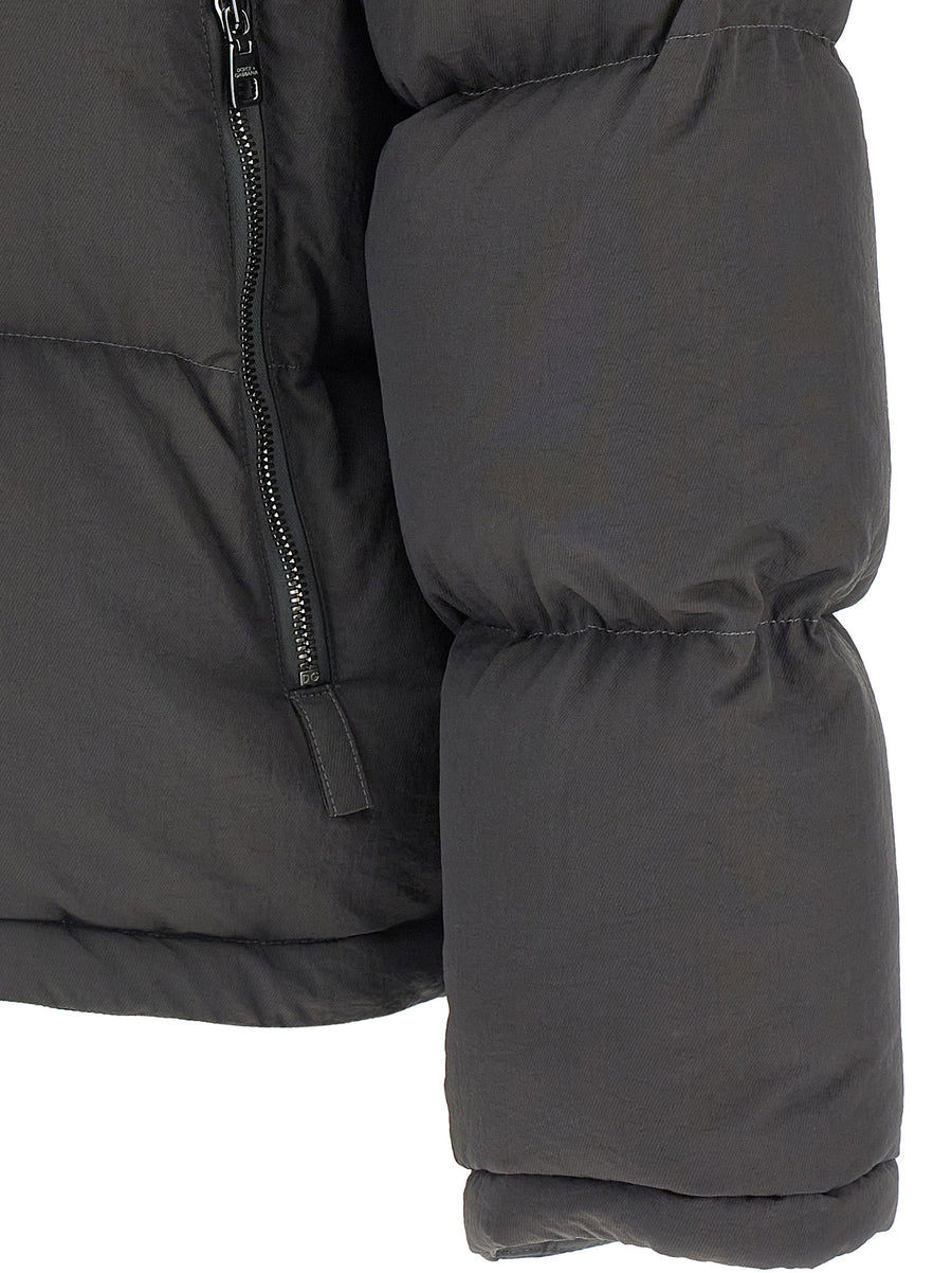 Dolce & Gabbana Logo Patch Down Jacket