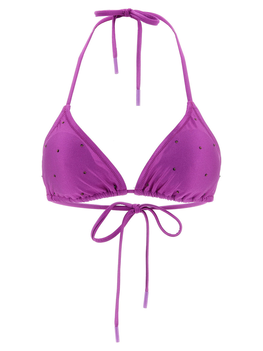 Goldbergh Velora Bikini Top Active Line Purple Quick Dry UV Protection