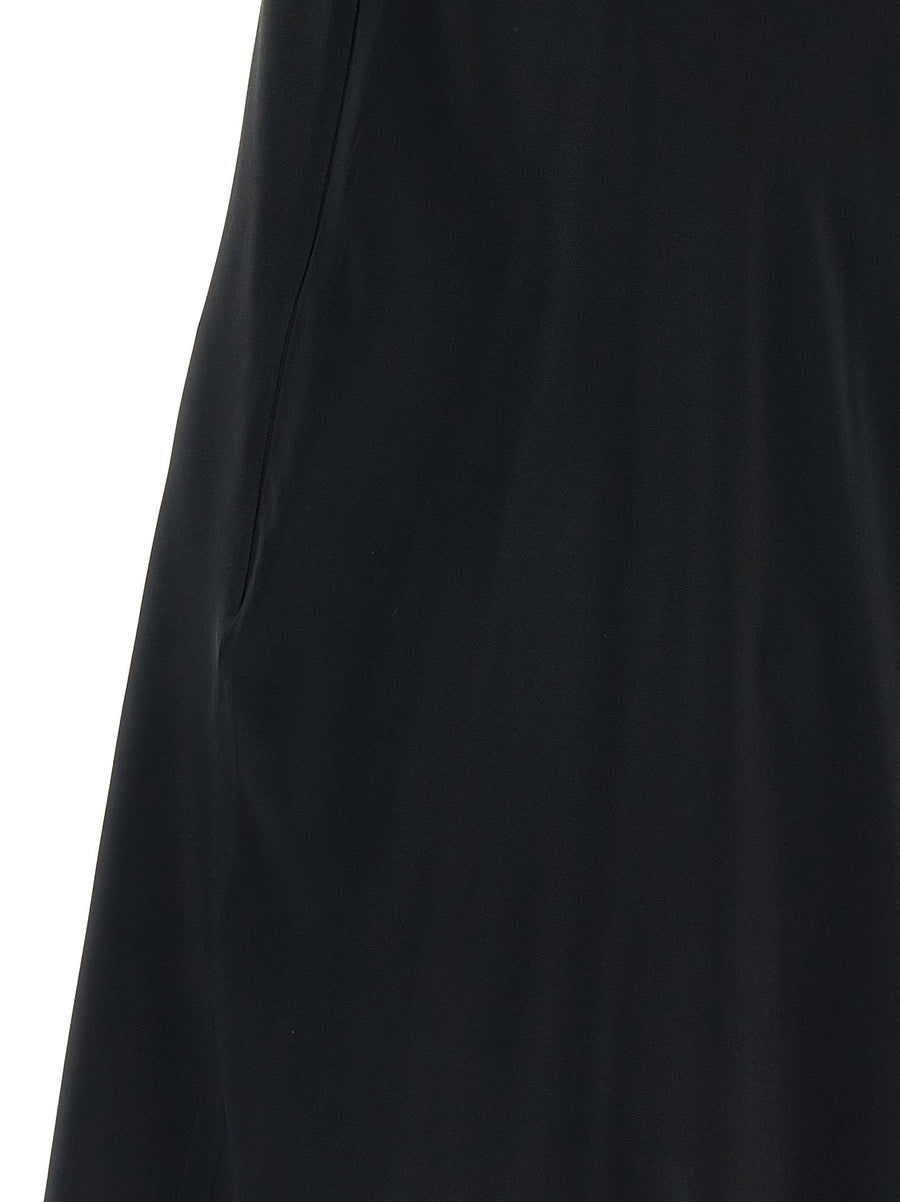 Giovanni Bedin Pearl Dress For Women Elegant Silk Blend Mini With Pearl Applique