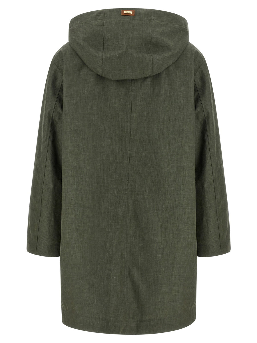 Herno Linen Raincoat