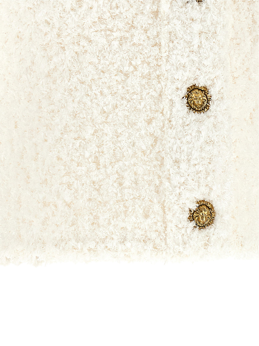 Balmain Cardigan Tweed Plumetis