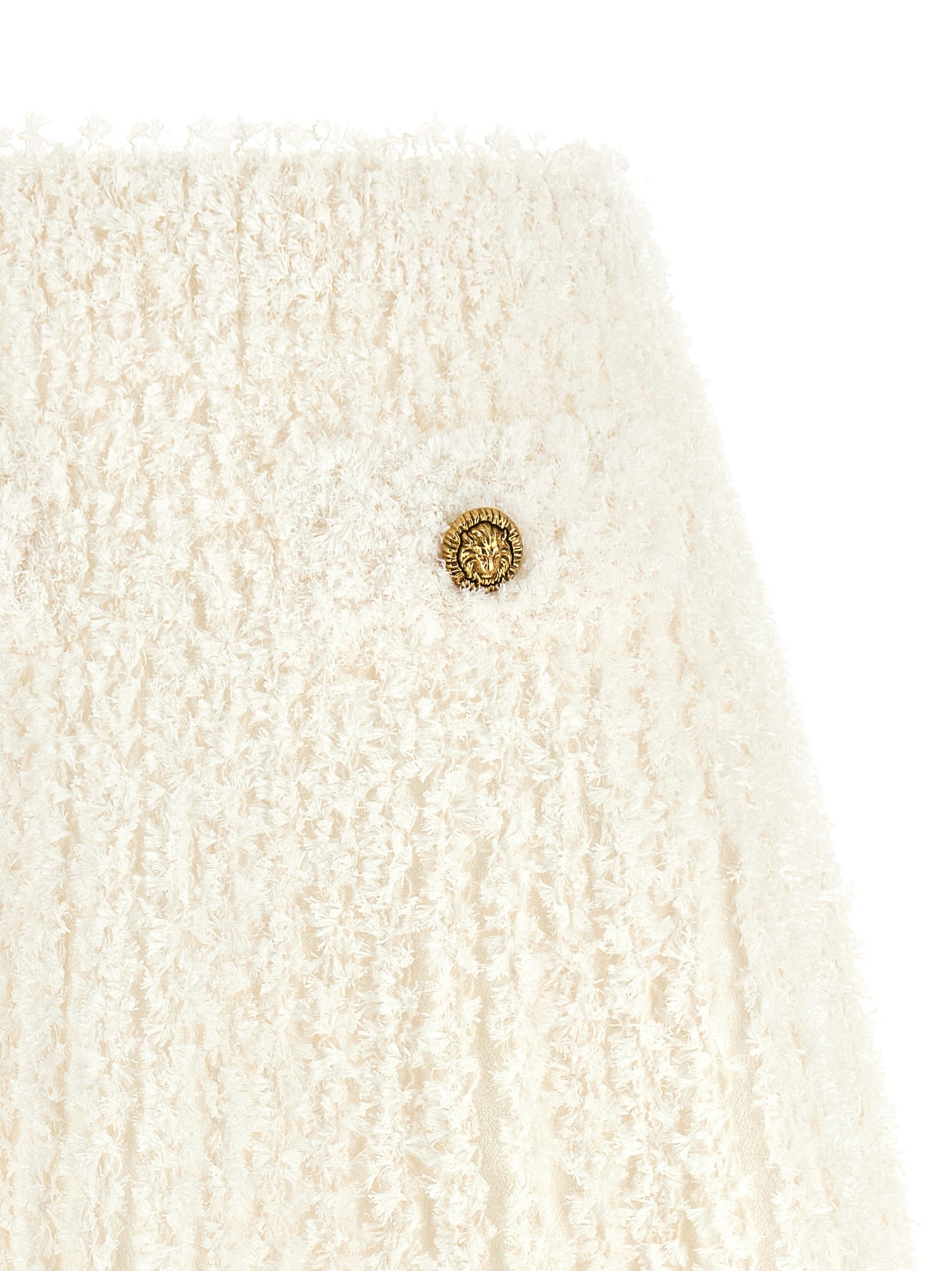 Balmain Plumetis Tweed Skirt