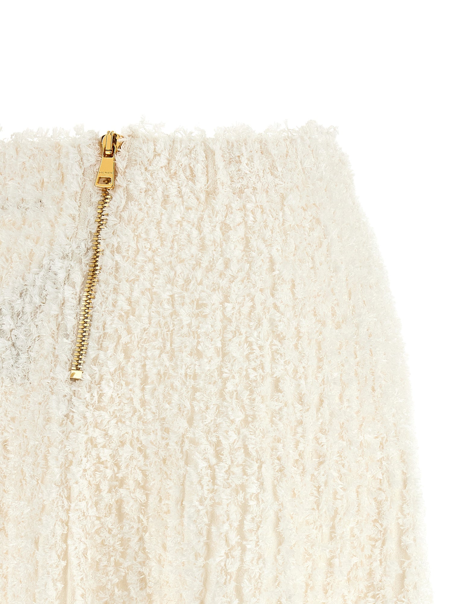Balmain Plumetis Tweed Skirt