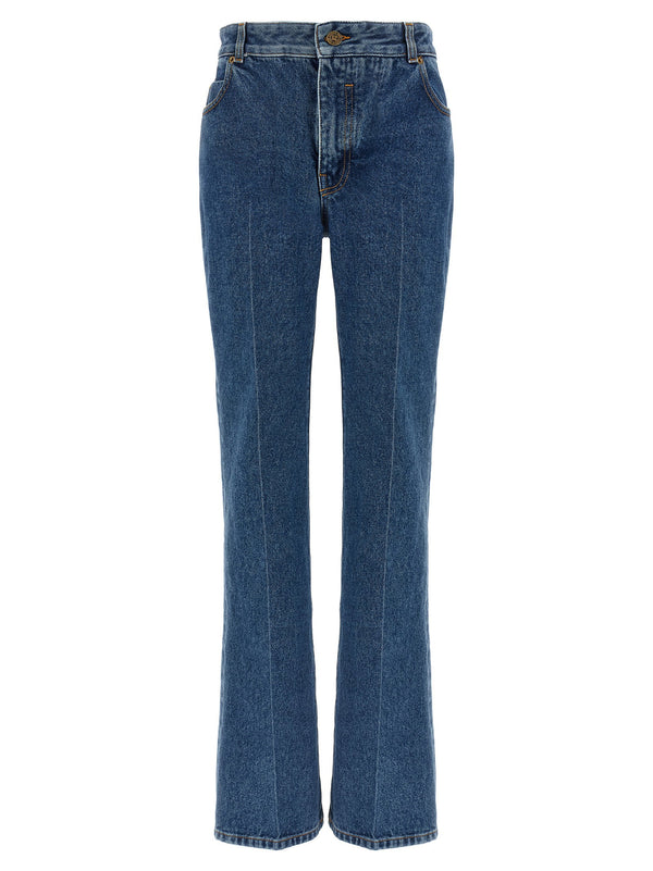 Balmain Embroidery Jeans