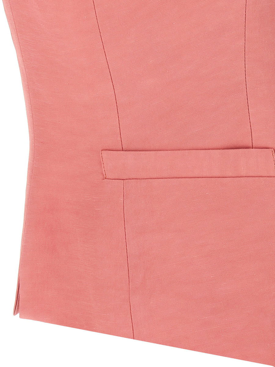 Alberto Biani Linen Viscose Vest