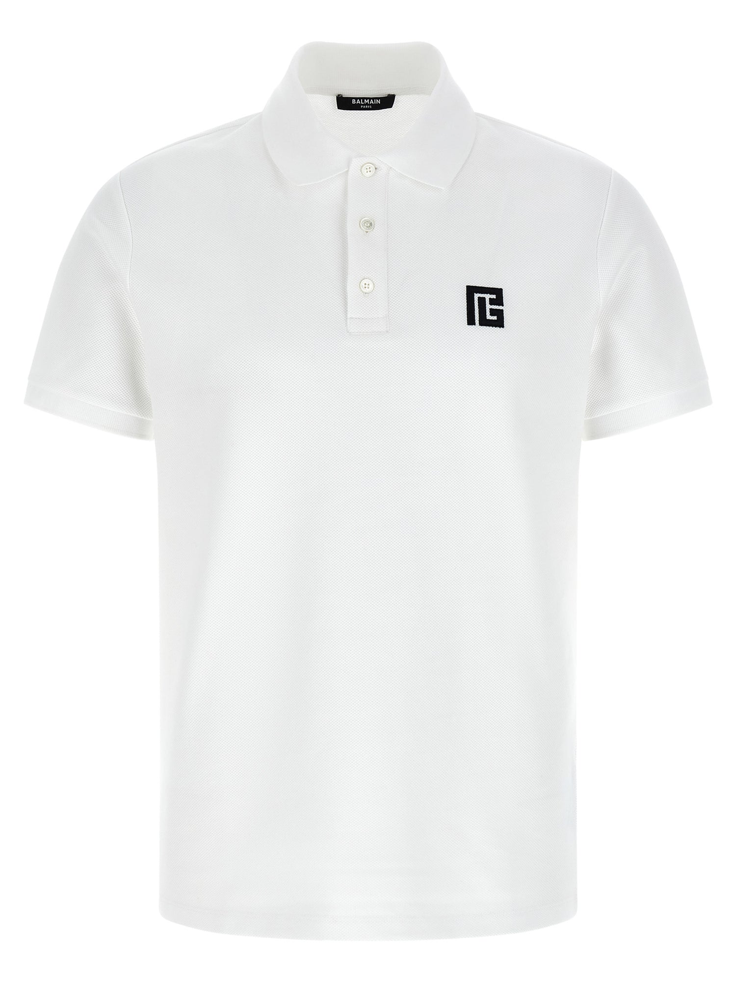 Balmain Embroidery Polo Shirt