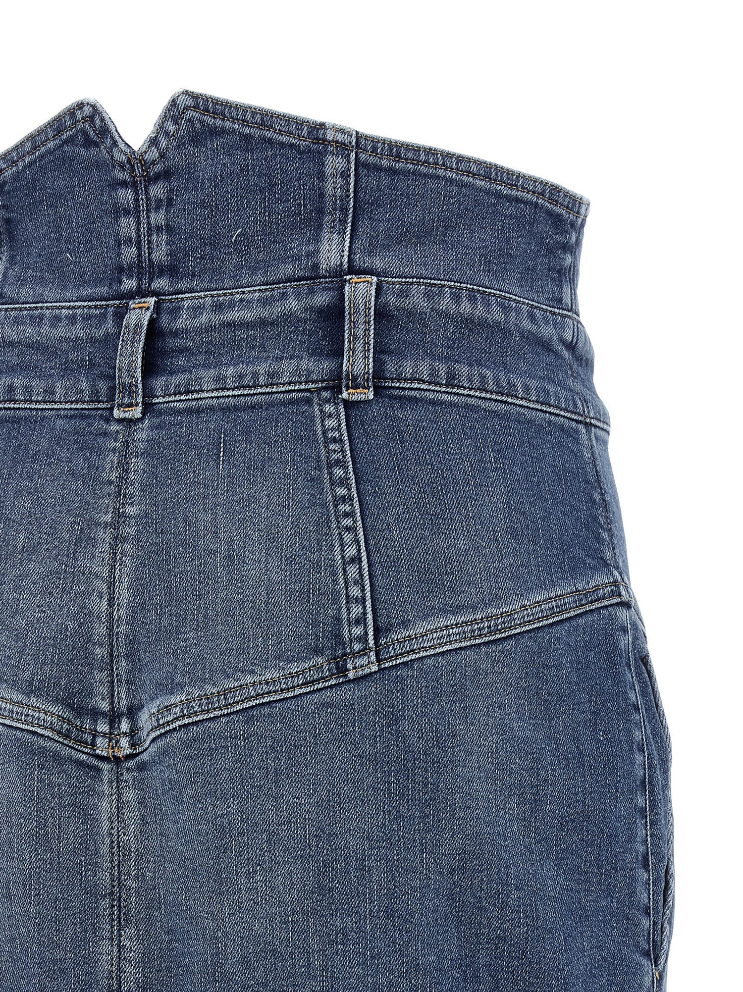 Elisabetta Franchi Denim Skirt