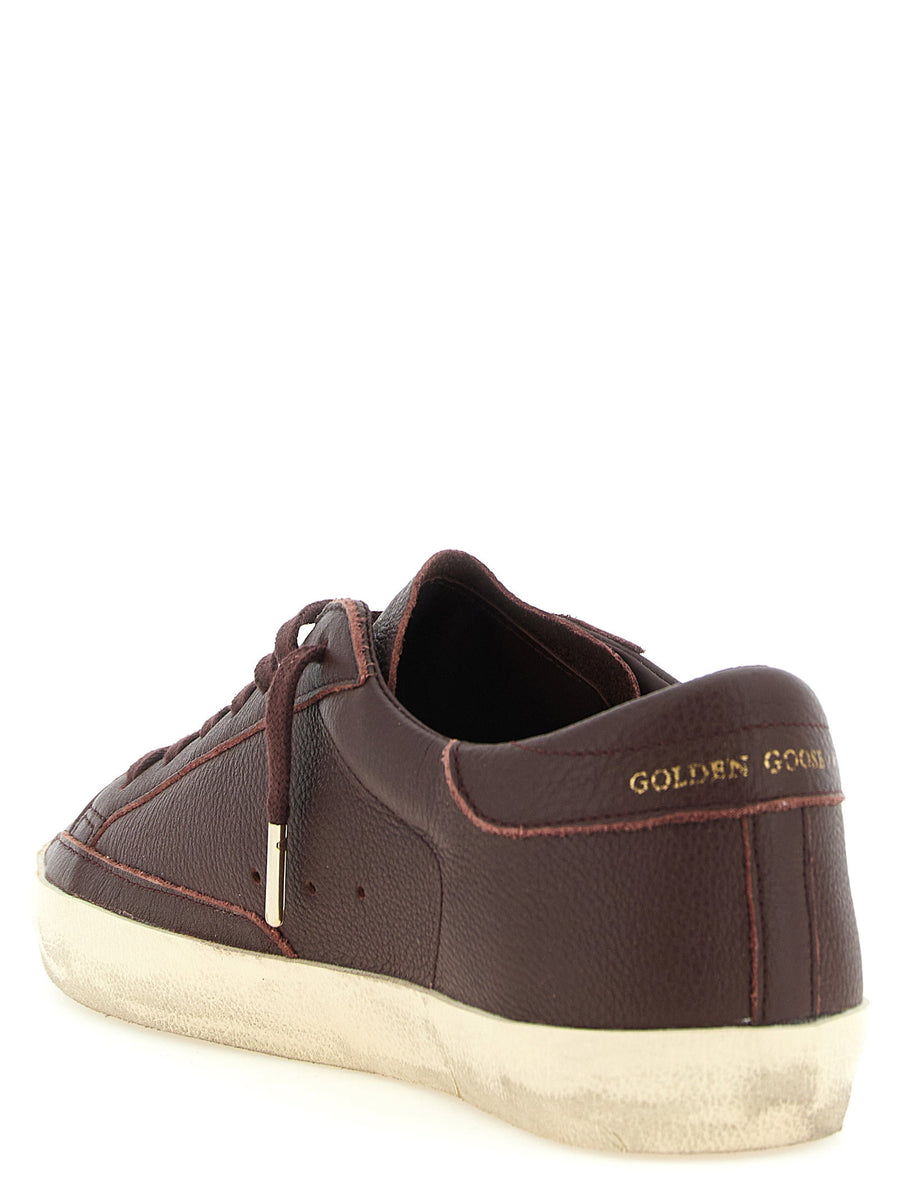 Golden Goose Super Star Sneakers Bordeaux Leather Low Top
