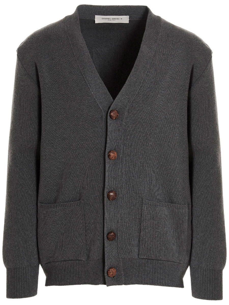 Golden Goose Logo Cardigan