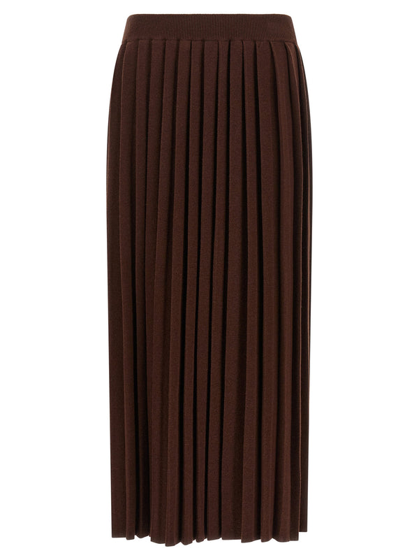 Fabiana Filippi Knitted Pleated Skirt